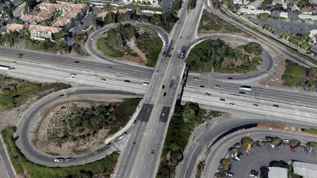 Matilda Ave. and Highway 101 interchange